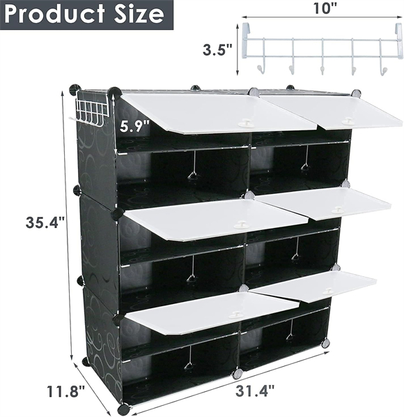 plastic shoe rack